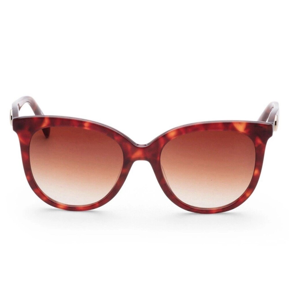 LONGCHAMP LO731S-640 Sunglasses Red HAVANA Authentic New 54-19-145 With Case - Picture 9 of 11